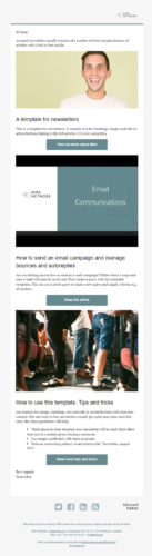 Email newsletter